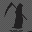 Grim Reaper Death Silhouette Vinyl Decal Style 2