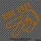 Ride Safe Biker Wave Motorcycle Vinyl Decal