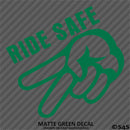 Ride Safe Biker Wave Motorcycle Vinyl Decal