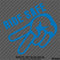 Ride Safe Biker Wave Motorcycle Vinyl Decal