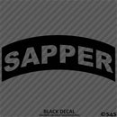 Sapper Tab Elite Skill SLC US Army Military Vinyl Decal