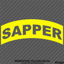 Sapper Tab Elite Skill SLC US Army Military Vinyl Decal
