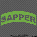 Sapper Tab Elite Skill SLC US Army Military Vinyl Decal