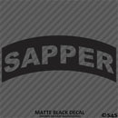 Sapper Tab Elite Skill SLC US Army Military Vinyl Decal