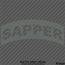 Sapper Tab Elite Skill SLC US Army Military Vinyl Decal