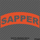 Sapper Tab Elite Skill SLC US Army Military Vinyl Decal