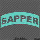 Sapper Tab Elite Skill SLC US Army Military Vinyl Decal