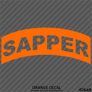 Sapper Tab Elite Skill SLC US Army Military Vinyl Decal