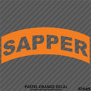 Sapper Tab Elite Skill SLC US Army Military Vinyl Decal