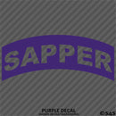 Sapper Tab Elite Skill SLC US Army Military Vinyl Decal