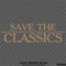 Save The Classics Car Show Vinyl Decal