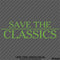 Save The Classics Car Show Vinyl Decal