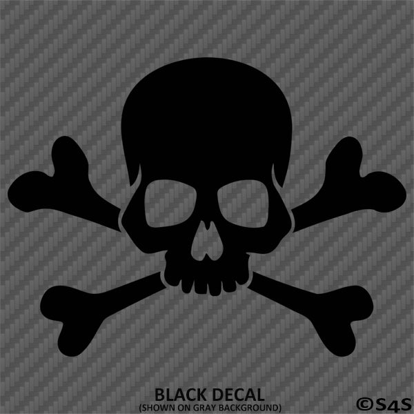 Skull And Crossbones Vinyl Decal