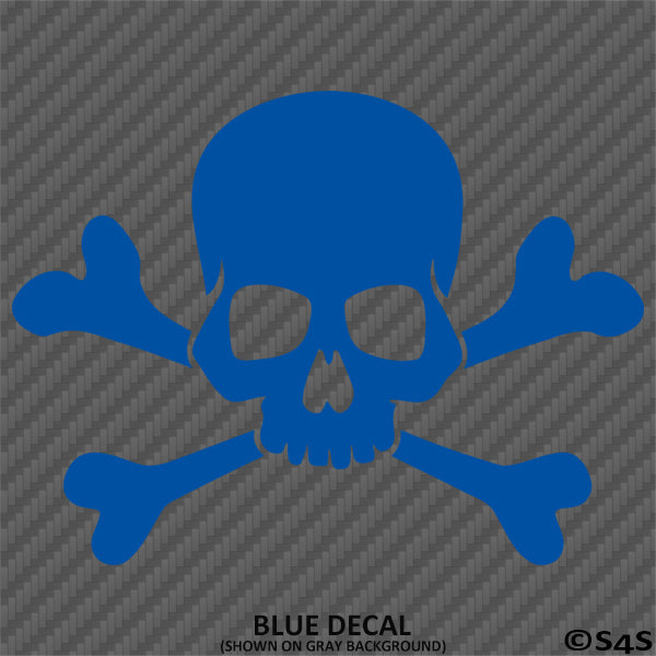 Skull And Crossbones Vinyl Decal