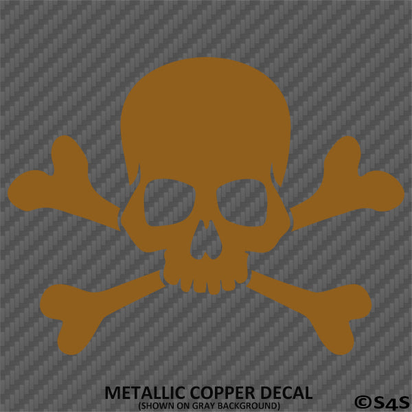 Skull And Crossbones Vinyl Decal