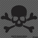 Skull And Crossbones Vinyl Decal