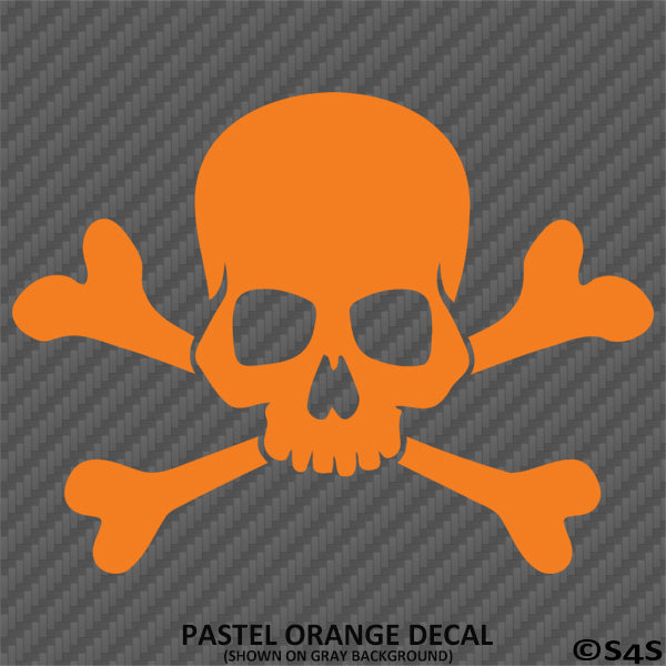 Skull And Crossbones Vinyl Decal