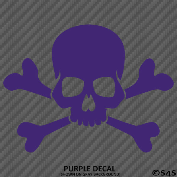 Skull And Crossbones Vinyl Decal