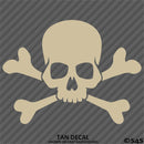 Skull And Crossbones Vinyl Decal