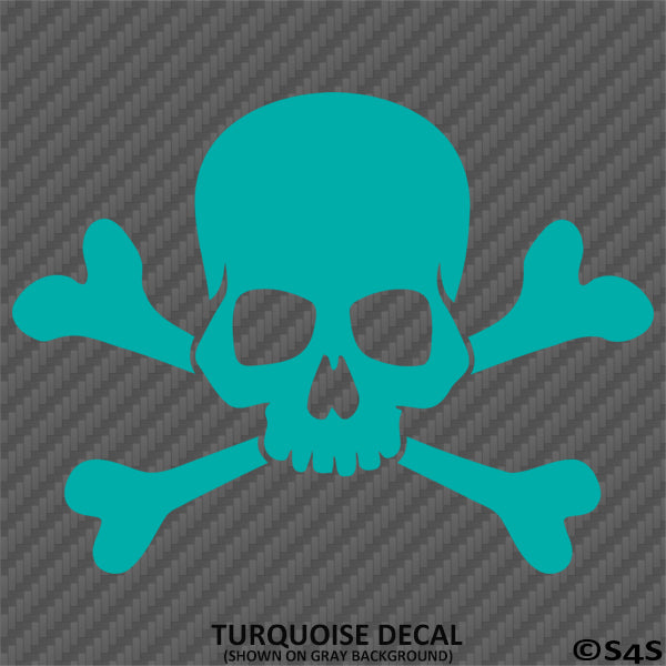 Skull And Crossbones Vinyl Decal