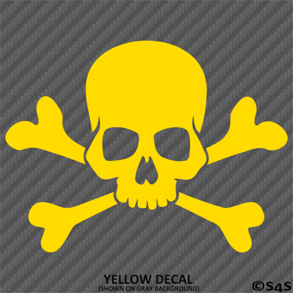 Skull And Crossbones Vinyl Decal