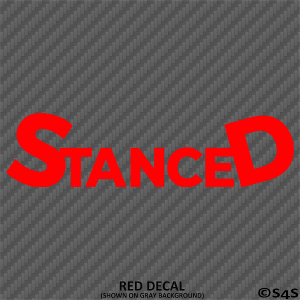 StanceD JDM Style Lowrider Vinyl Decal