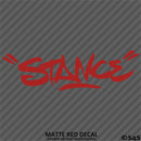 Stance JDM Style Lowrider Bagged Vinyl Decal