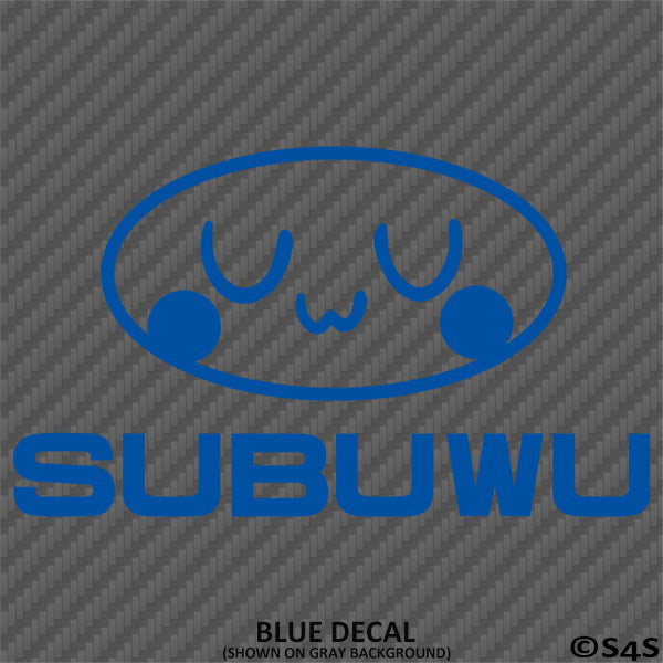 Subuwu Funny Anime JDM Style Vinyl Decal – S4S Designs