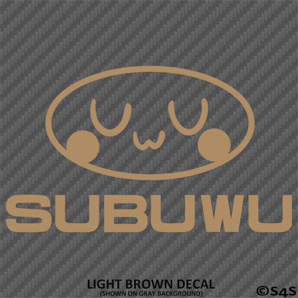Subuwu Funny Anime JDM Style Vinyl Decal – S4S Designs