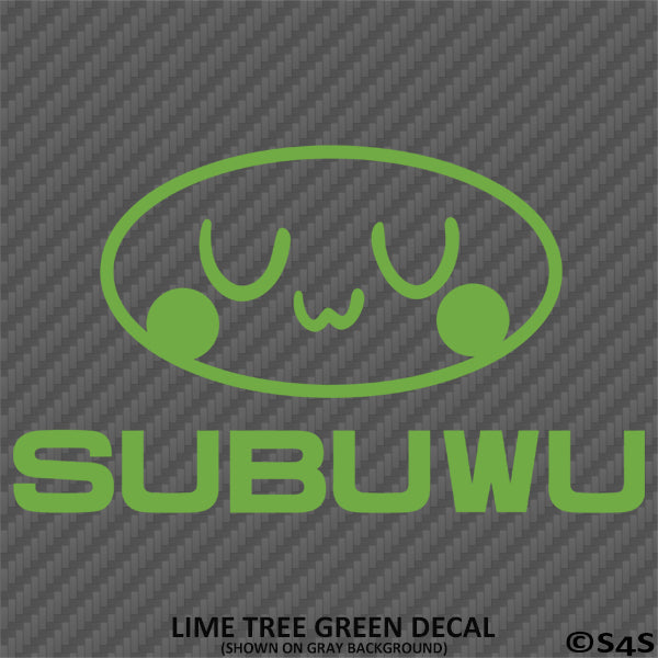 Subuwu Funny Anime JDM Style Vinyl Decal – S4S Designs