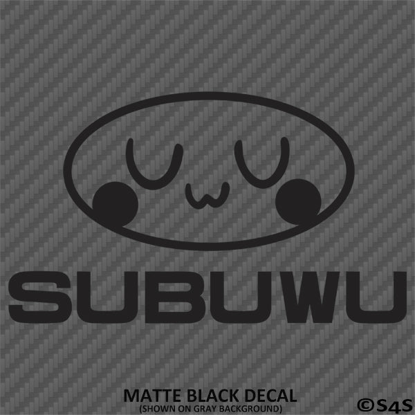 Subuwu Funny Anime JDM Style Vinyl Decal – S4S Designs