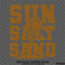 Sun Salt Sand Beach Palm Tree Vinyl Decal