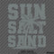 Sun Salt Sand Beach Palm Tree Vinyl Decal