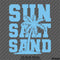 Sun Salt Sand Beach Palm Tree Vinyl Decal