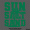 Sun Salt Sand Beach Palm Tree Vinyl Decal