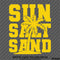 Sun Salt Sand Beach Palm Tree Vinyl Decal