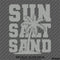 Sun Salt Sand Beach Palm Tree Vinyl Decal