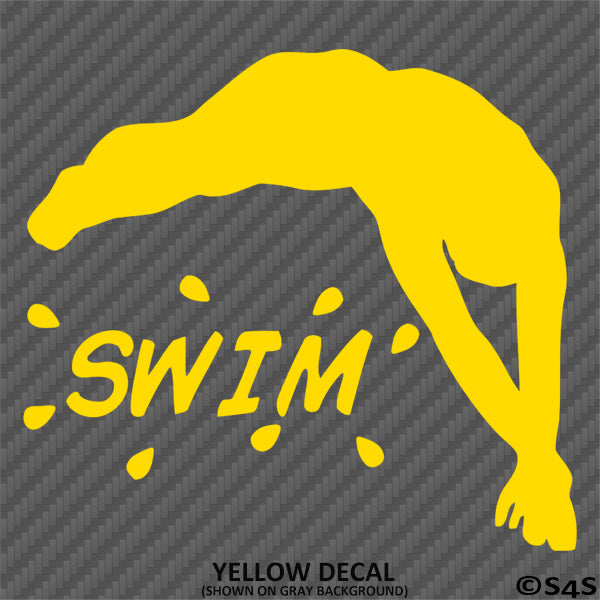 Swimmer Swim Sport Vinyl Decal