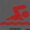Swimmer Symbol Vinyl Decal