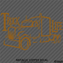 Truck Life Tractor Trailer Trucker Vinyl Decal Style 2