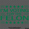 Trump: I'm Voting For The Felon Funny Political Humor Vinyl Decal