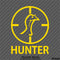 Turkey Hunter Hunting Target Silhouette Vinyl Decal