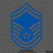 US Air Force E8 Senior Master Sergeant USAF Military Vinyl Decal