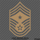 US Air Force E9 Command Chief Master Sergeant USAF Military Vinyl Decal