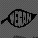 Vegan Leaf Vinyl Decal