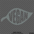 Vegan Leaf Vinyl Decal
