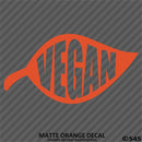 Vegan Leaf Vinyl Decal