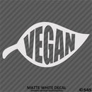 Vegan Leaf Vinyl Decal