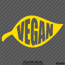 Vegan Leaf Vinyl Decal
