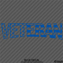 Veteran Flag Military Vinyl Decal